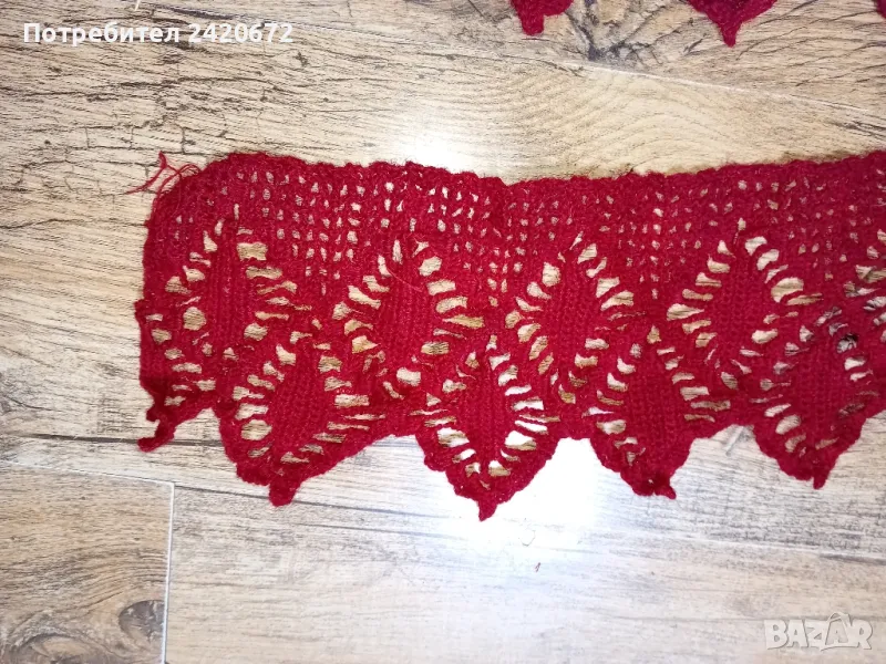 ръчно  плетена  дантела, снимка 1