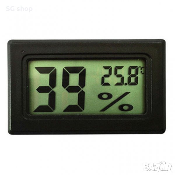 Дигитален термометър и влагомер без външна сонда, снимка 1