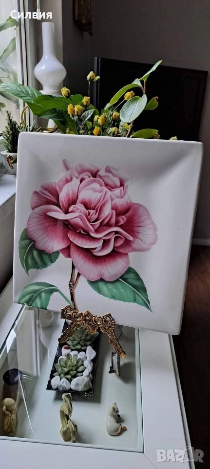 Ретро чиния за сервиране , снимка 1