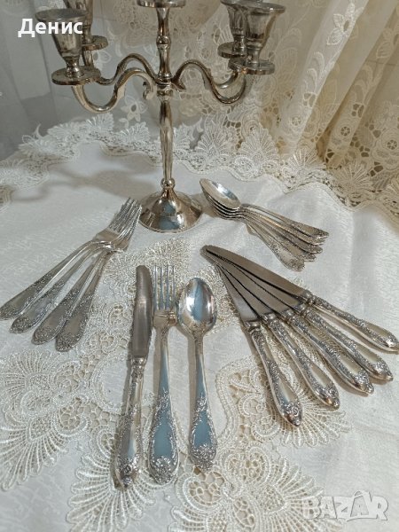 руски прибори посребрени MНЦ 773, снимка 1