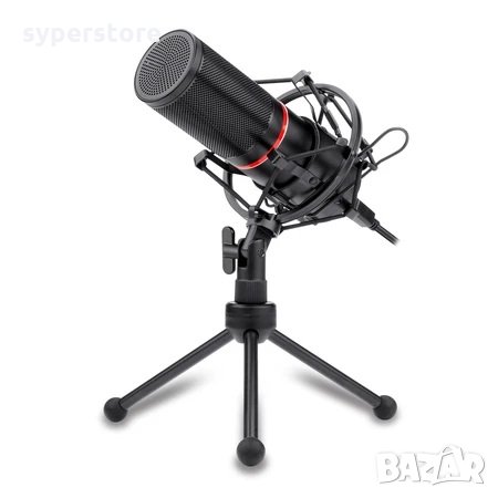 Микрофон за компютър Геймърски Redragon Blazar GM300-BK Черен Gaming Stream Microphone, снимка 1