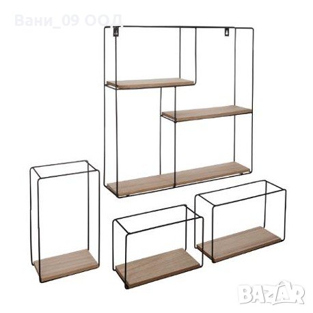 Сет 4 броя стенни етажерки , снимка 1