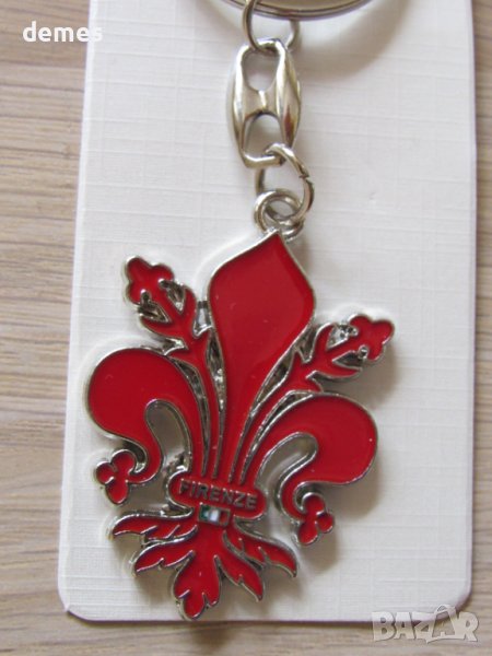 Метален ключодържател от Флоренция, Италия, снимка 1