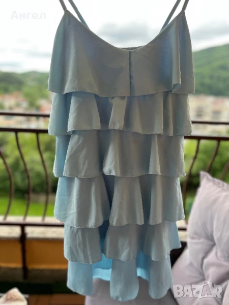 Лятна синя рокля , снимка 1