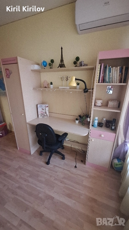 Секция за детска стая с бюро, снимка 1