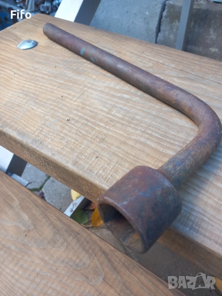 Соц геобразен ключ 32мм. , снимка 1