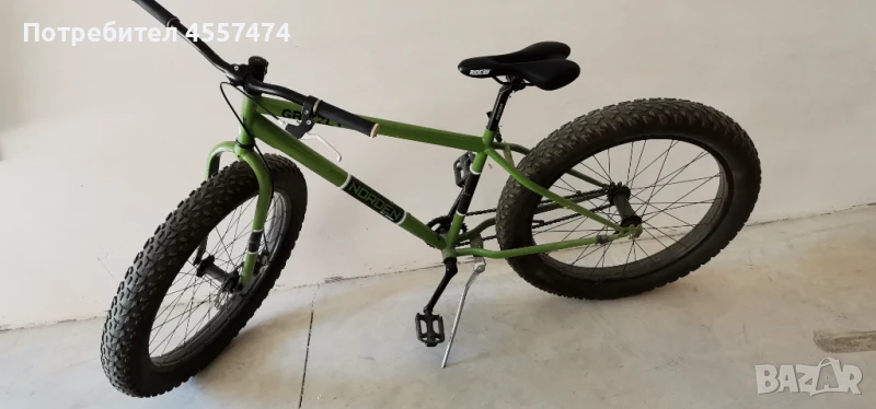 Fat Bike Drag Norden Grizzly Перфектен с дискова спирачка Огромни гуми, снимка 1