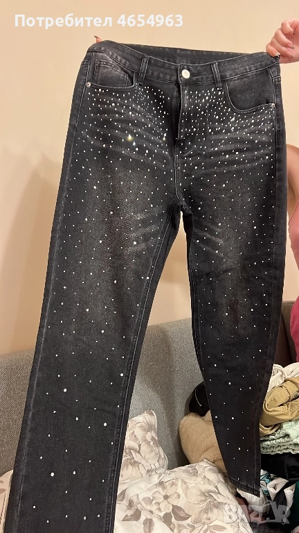 Дънки с камъни, снимка 1