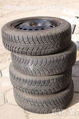 4бр джанти 15 - с гуми 185/65/15, снимка 1