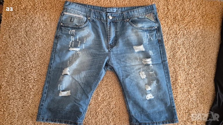 Мъжки къси дънки 36 размер, снимка 1
