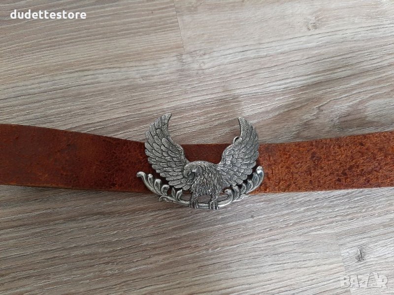 River Island кожен колан кафяв, снимка 1