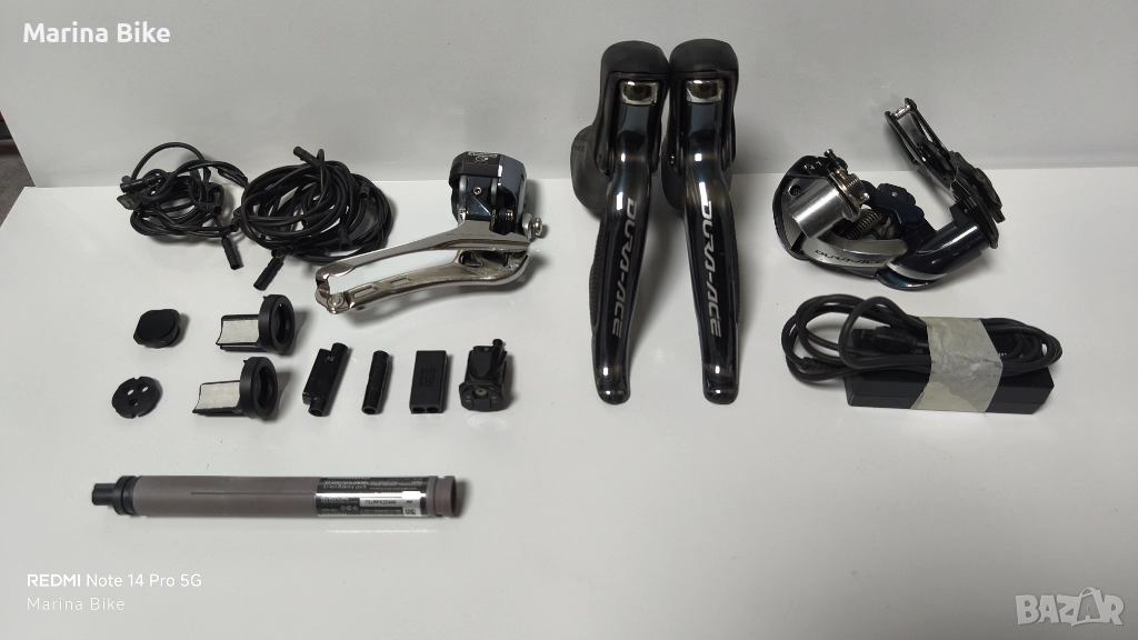 Електронна шосейна група Shimano Dura-Ace R9070 Di2 D-Fly Rim , снимка 1