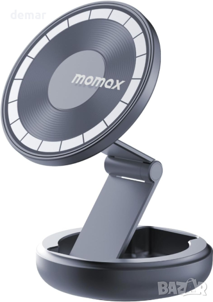 Стойка за кола MOMAX Magsafe, подходяща за iPhone 15 14 13 12 Pro Max Plus Mini, снимка 1