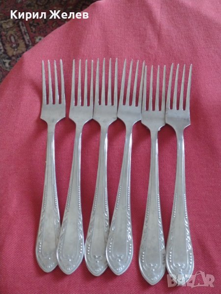 Лот 6 вилици стари от соца перфектно състояние за КОЛЕКЦИЯ ДЕКОРАЦИЯ БИТОВ КЪТ 42145, снимка 1