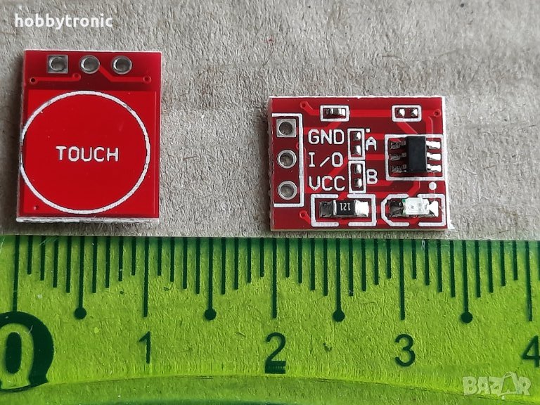 Сензорен бутон TTP223 Capacitive touch button , снимка 1