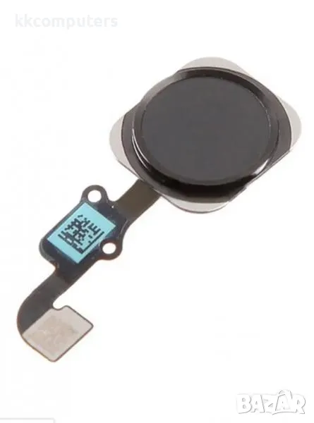 Лентов кабел бутон меню за iPhone 6G 4,7` / iPhone Plus 5.5 + PVC / Черен / Баркод : 483890, снимка 1