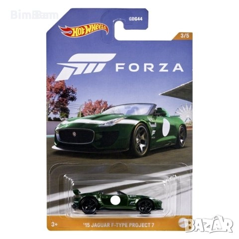 Оригинална количка Hot Wheels Forza - 2015 Jaguar F-Type Project 7, снимка 1