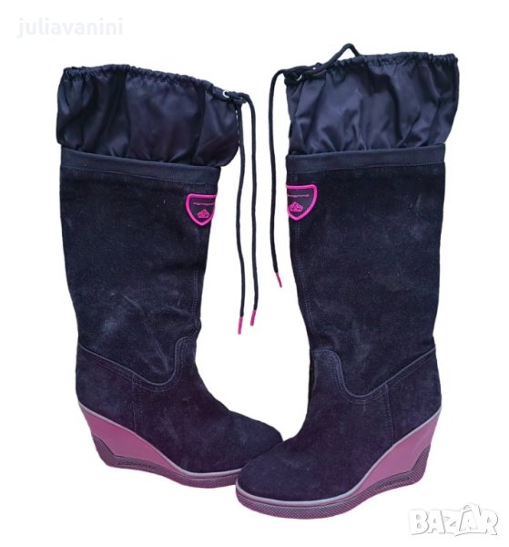 Дамски ботуши на платформа , снимка 1