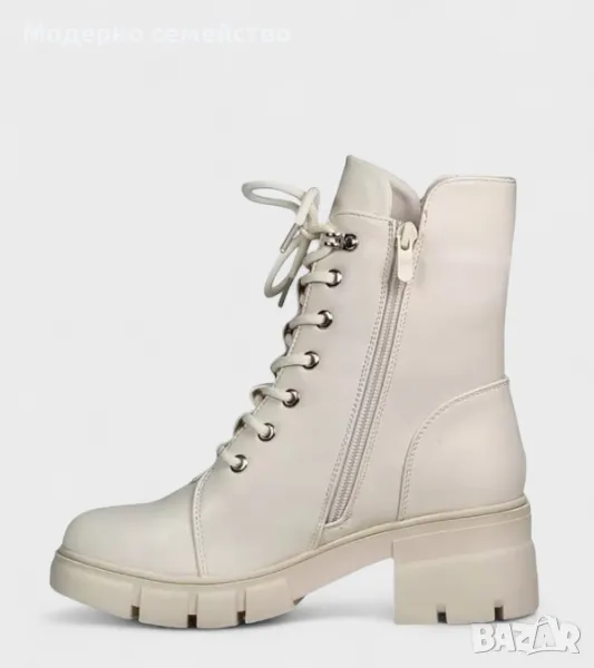 Дамски боти високи с връзки , снимка 1