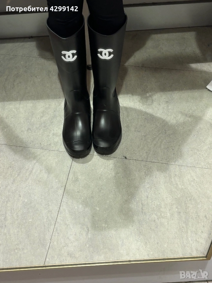 Гумени ботуши Шанел реплика, снимка 1