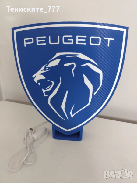 3д лампа Peugeot, снимка 1