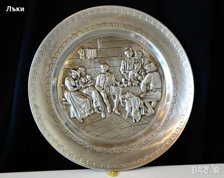 Релефна картина,пано от калай. , снимка 1