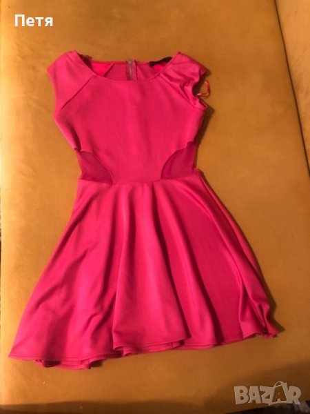 Guess Дамска къса цикламена рокля, снимка 1