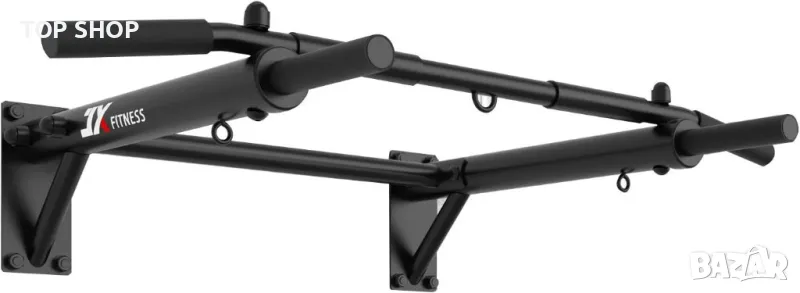 JX FITNESS щанга за издърпване, монтирана на стена щанга за брадичката, боксова торба за домашен фит, снимка 1