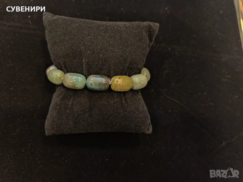 Гривна от мъхов ахат , снимка 1