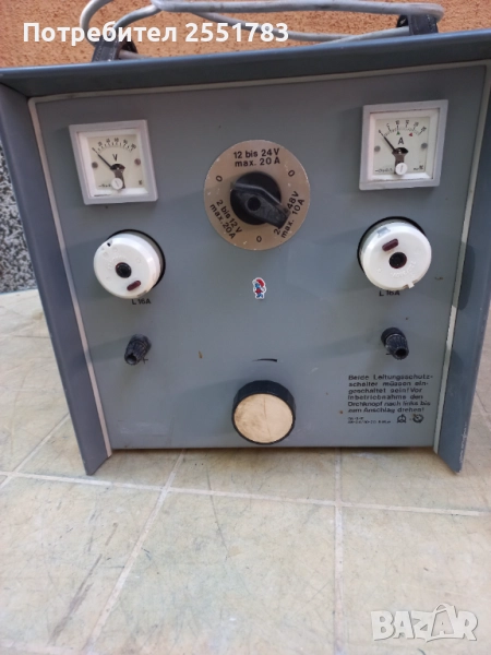 Немска зарядна станция  12/24/48 в, снимка 1