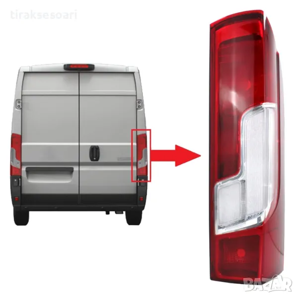 Десен Стоп за Fiat Ducato Peugeot Boxer Citroen Jumper 2014 до 2018, снимка 1