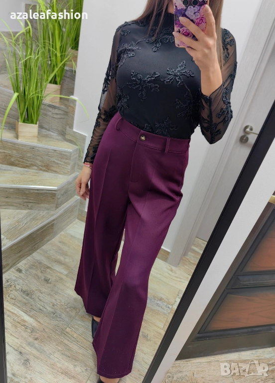 Дамски сет блуза с панталон, снимка 1