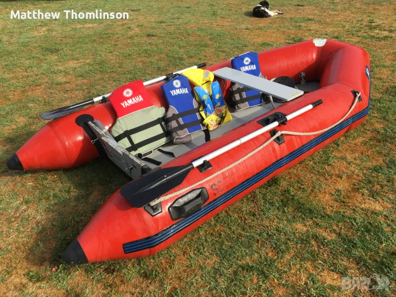 Лодка с гумена лодка, снимка 1
