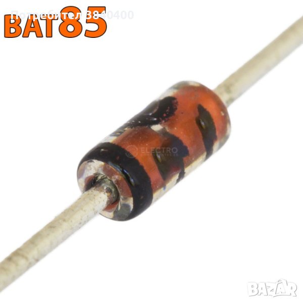 BAT85 Шотки диоди 30V, 0.2A, 4ns, снимка 1