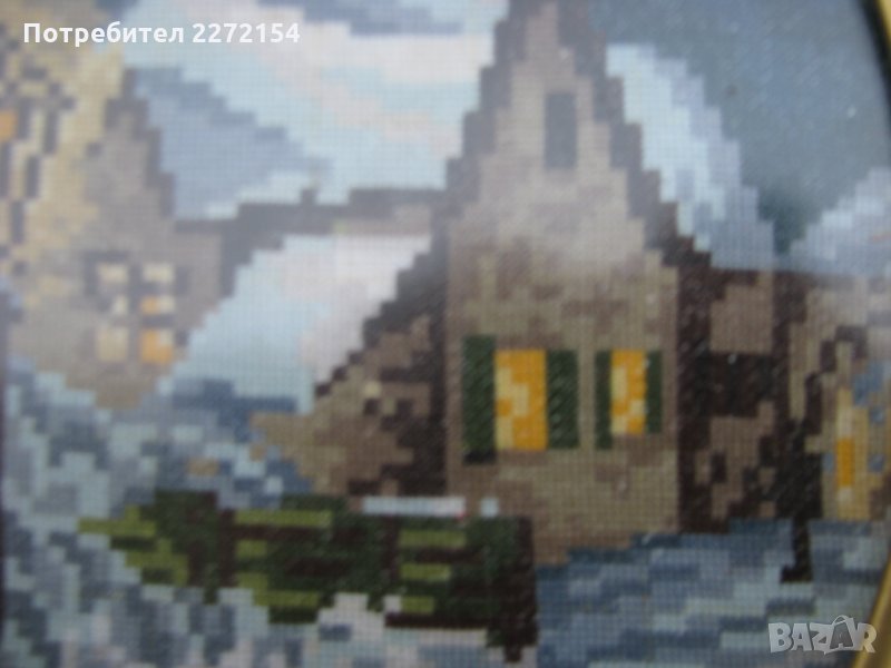 Гоблен картина Зимна приказка 2, снимка 1