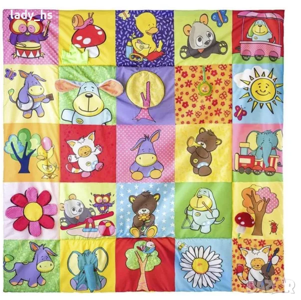 Niny Пъстър свят - Бебешко килимче за активни занимания, снимка 1