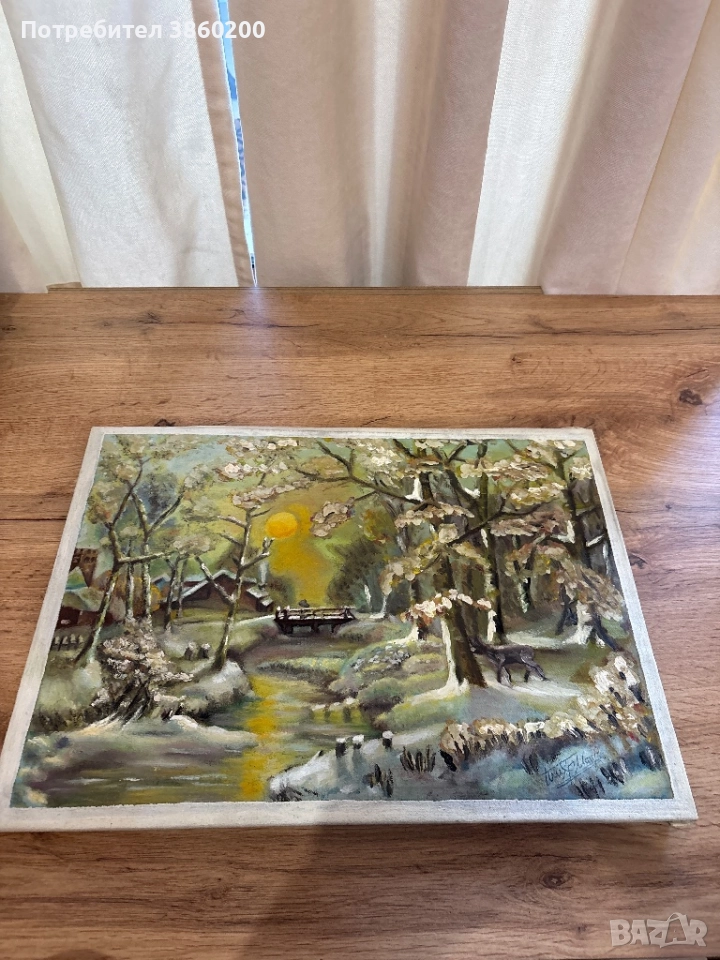 Ръчно направена картина с подпис , снимка 1