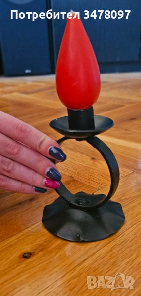 Свещник-ковано желязо , снимка 1