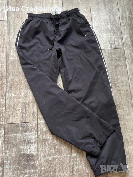 Уникален оригинален спортен черен панталон долнище Nike Найк класически модел дишаща материя, снимка 1