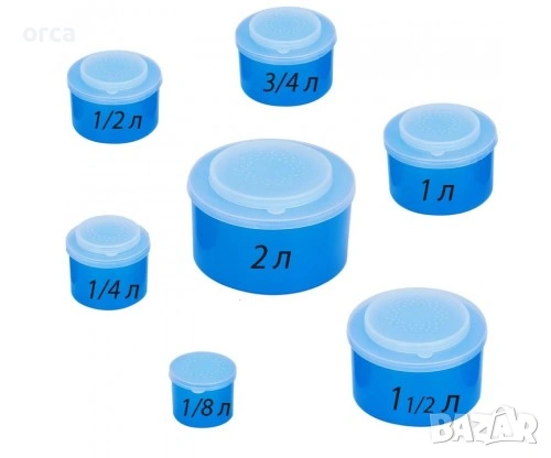 Мерителни кутии за стръв матрьошка 7 броя комплект риболовни, снимка 1