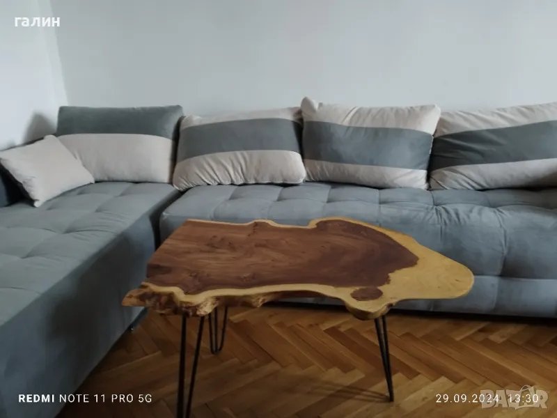 кафе масичка от бряст , снимка 1