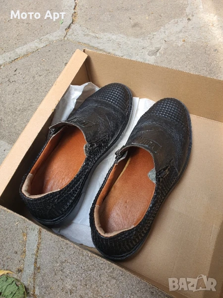 Кожено Обувки Voin Мъжки Номер 43 Мокасини Летни Ръчно Правени, снимка 1