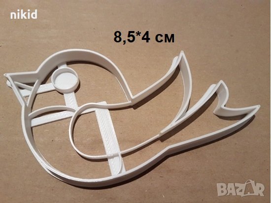 Врабче Лястовичка пластмасов резец форма фондан тесто бисквитки, снимка 1