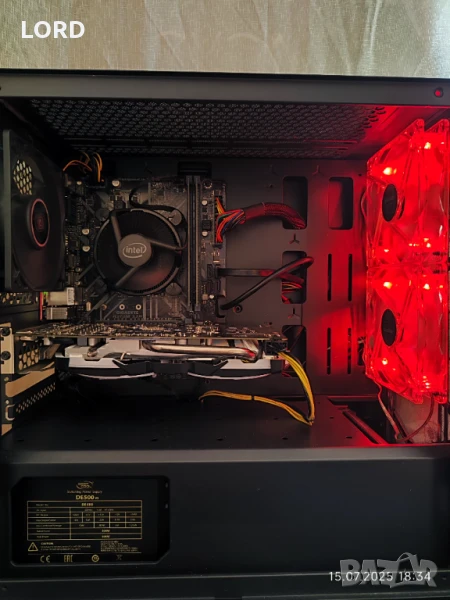 Геймърски i3 9100f, RX 570 8GB, RAM 16GB DDR4, SSD 240GB, снимка 1