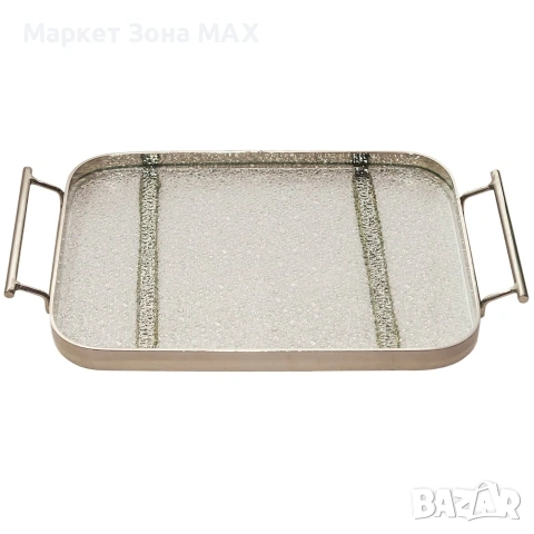 Сребърен поднос с елегантен дизайн за впечатляващо поднасяне, снимка 3 - Аксесоари за кухня - 53135510