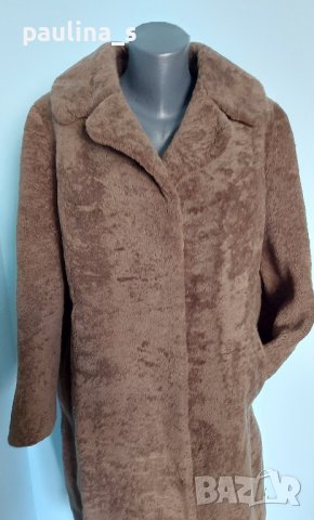 Палто от естествена кожа с косъм - бизонски бокс с косъм, снимка 13 - Палта, манта - 26455921