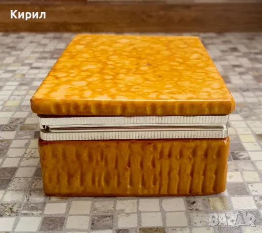 Винтидж кутийка за бижута, снимка 6 - Антикварни и старинни предмети - 49263316