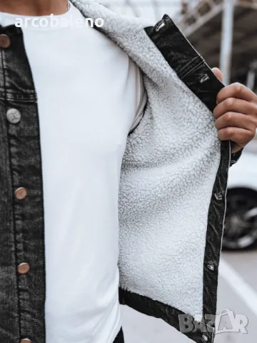 Мъжко изолирано дънково яке, 4цвята , снимка 9 - Якета - 47781394