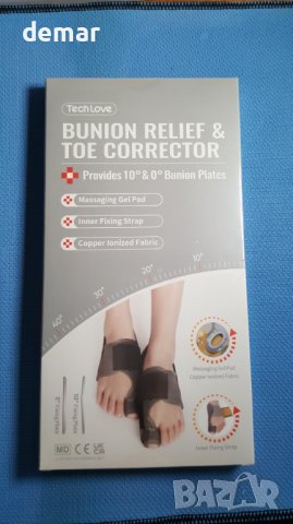 TENICORE Регулируеми шини за изправяне на пръстите на краката - 1 чифт, снимка 7 - Други - 43763429