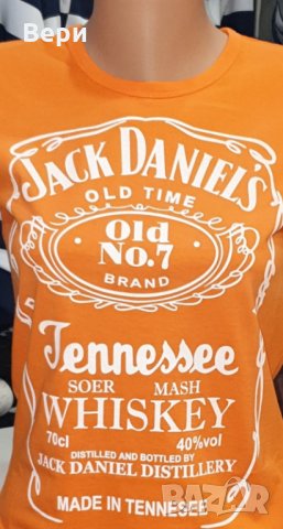 Нова дамска тениска с трансферен печат JACK DANIELS, Джак Даниелс, Уиски, снимка 5 - Тениски - 28271979